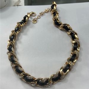 Gold and Black Necklace